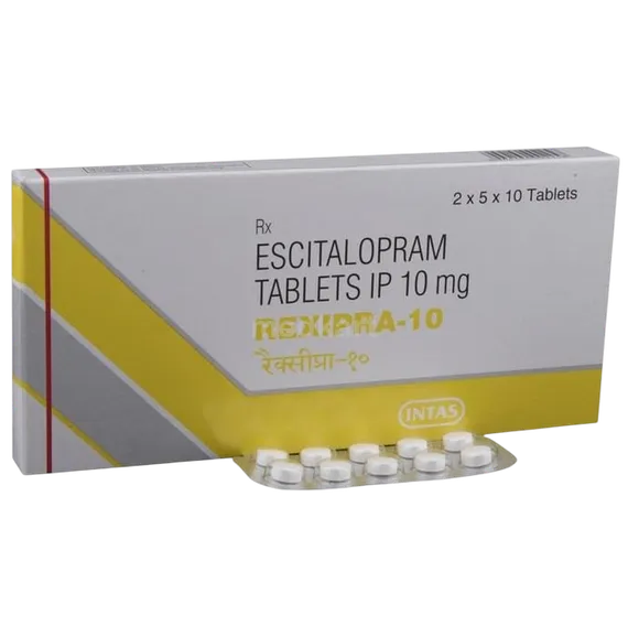 rexipra 10mg tablet 10's